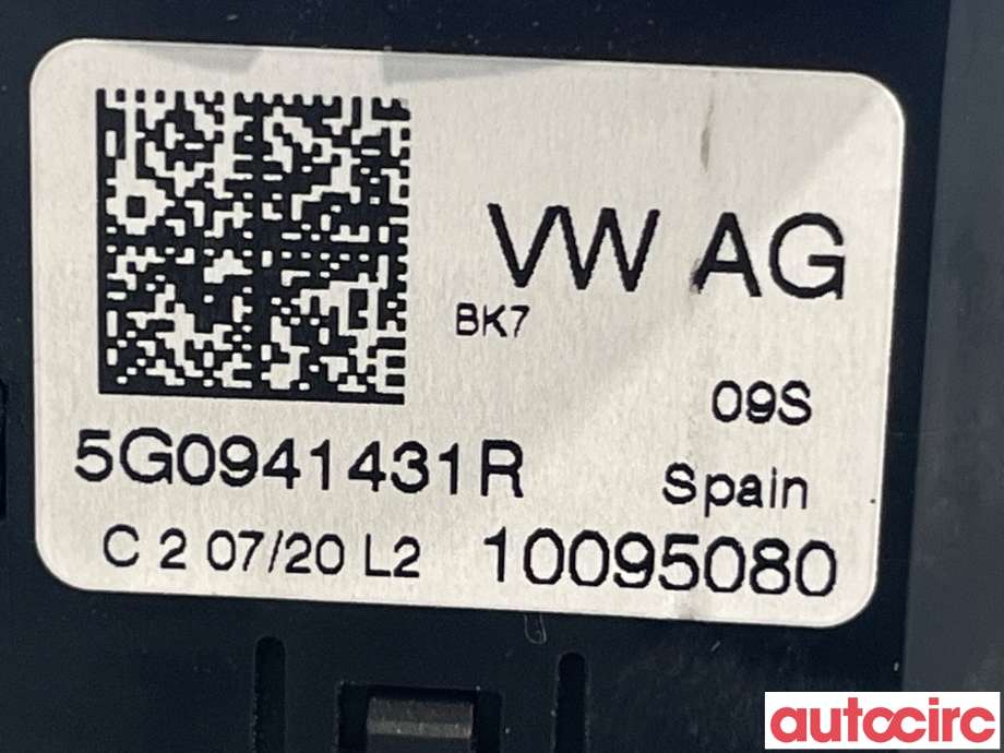 Bryter lys til VW T-Cross 2019-->> (VOLKSWAGEN|5G0941431AF|5G0941431R)