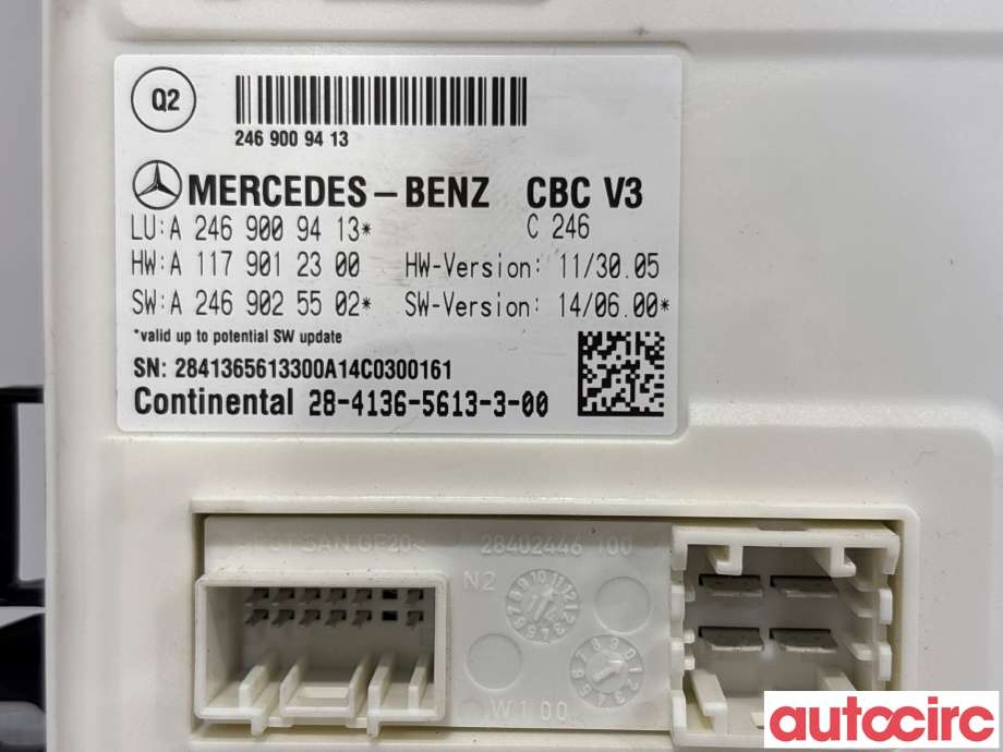 Styreenhet diverse til Mercedes A-Klasse 2012-2018 (W176) (W176) (MERCEDES|A1569005303|28-4136-5613-3-00|A2469009413)