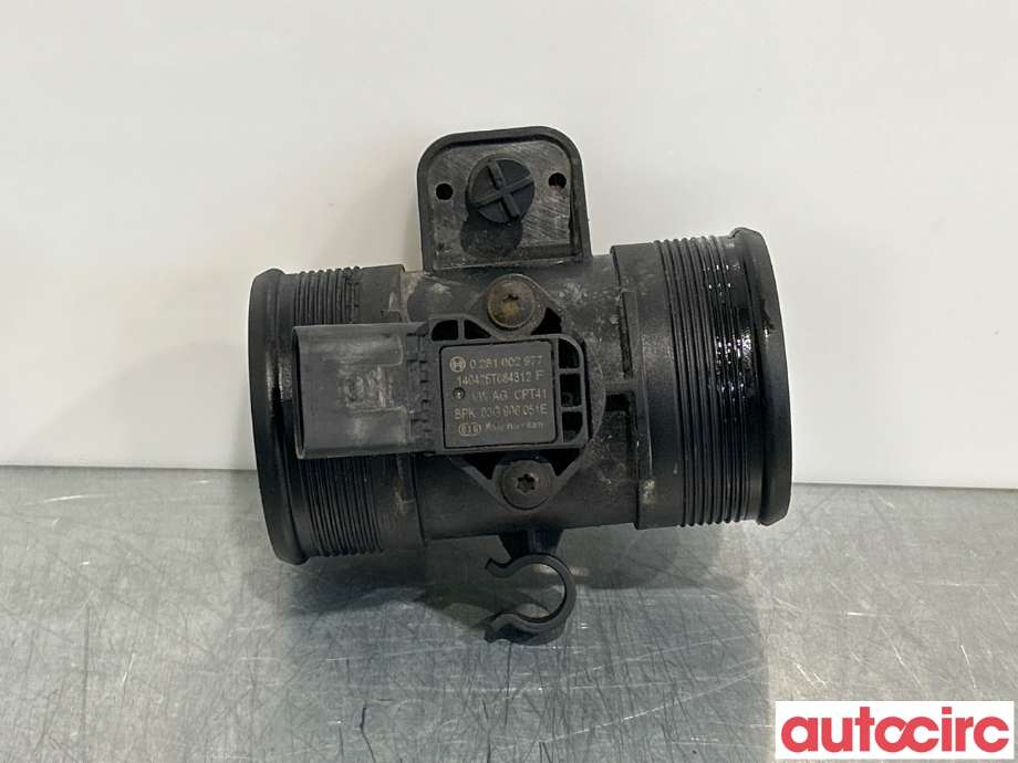 Luftmengde/luftmassemåler til VW Transporter / Caravelle 2009-2015 (Fase 2) (T5) (T5) (VOLKSWAGEN|03G906051E|0281002977|7E0145958A)