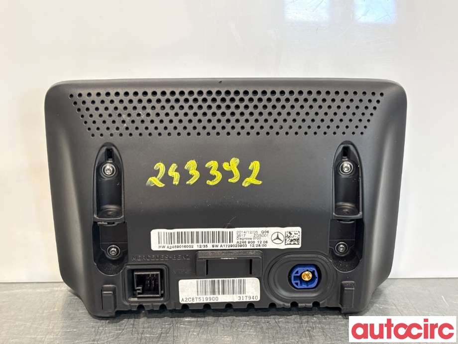Instrument kjørecomputer til Mercedes A-Klasse 2012-2018 (W176) (W176) (MERCEDES|A2469001206|A2C87519900)