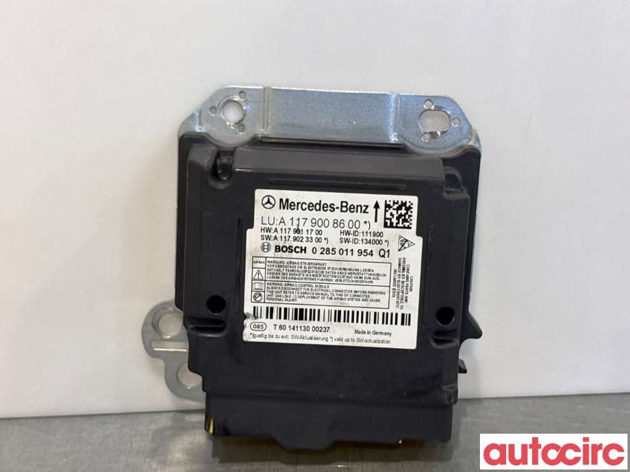 Airbag elektronikk til Mercedes A-Klasse, 2012-2018 (W176) (W176) (MERCEDES|A1179008600)