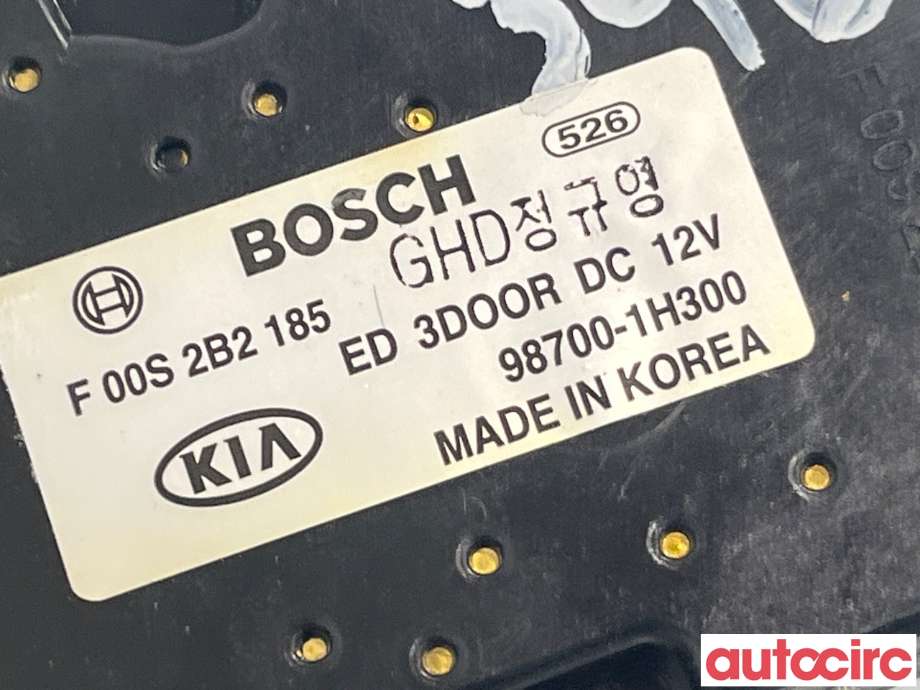 Viskermotor bakrute til Hyundai Ix35 2010-2015  (HYUNDAI|987001H300)