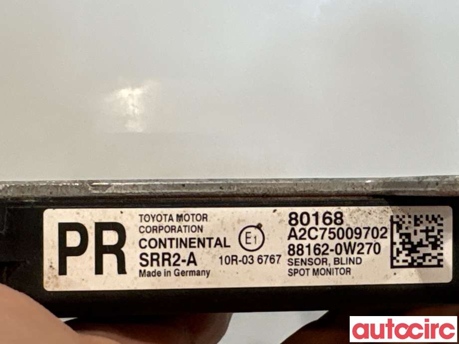Sensor radar til Toyota Prius 2016-2023 (Type IV) (combi) (combi) (TOYOTA|881620W270|A2C75009702|88162-0W270)