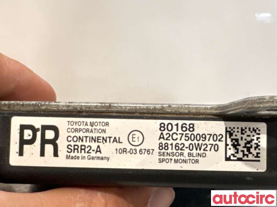 Sensor radar til Toyota Prius 2016-2023 (Type IV) (combi) (combi) (TOYOTA|881620W270|A2C75009702|88162-0W270)