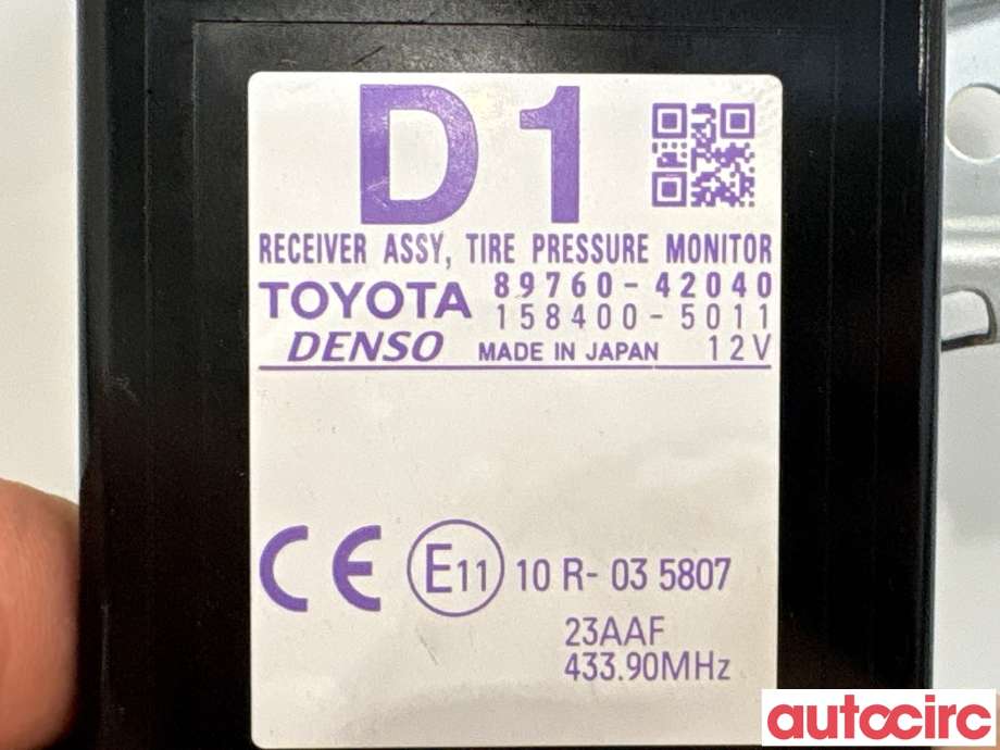Styreenhet diverse til Toyota RAV4 2013-2015 (Type IV, Fase 1) (TOYOTA|8976042040|158400-5011|89760-42040)
