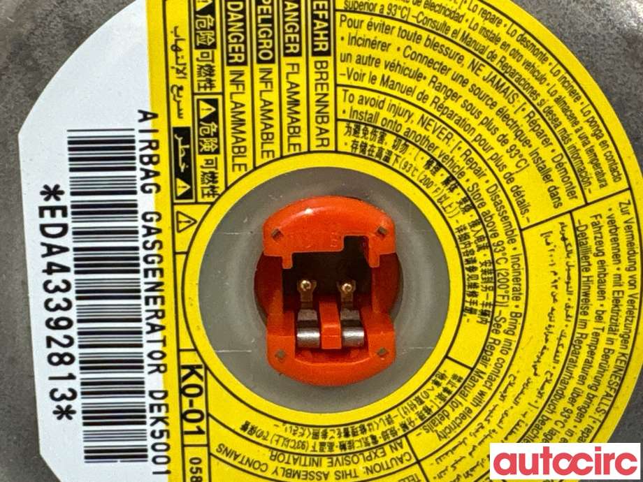 Airbag passasjer til Toyota RAV4 2013-2015 (Type IV, Fase 1) (TOYOTA|7396042051|)