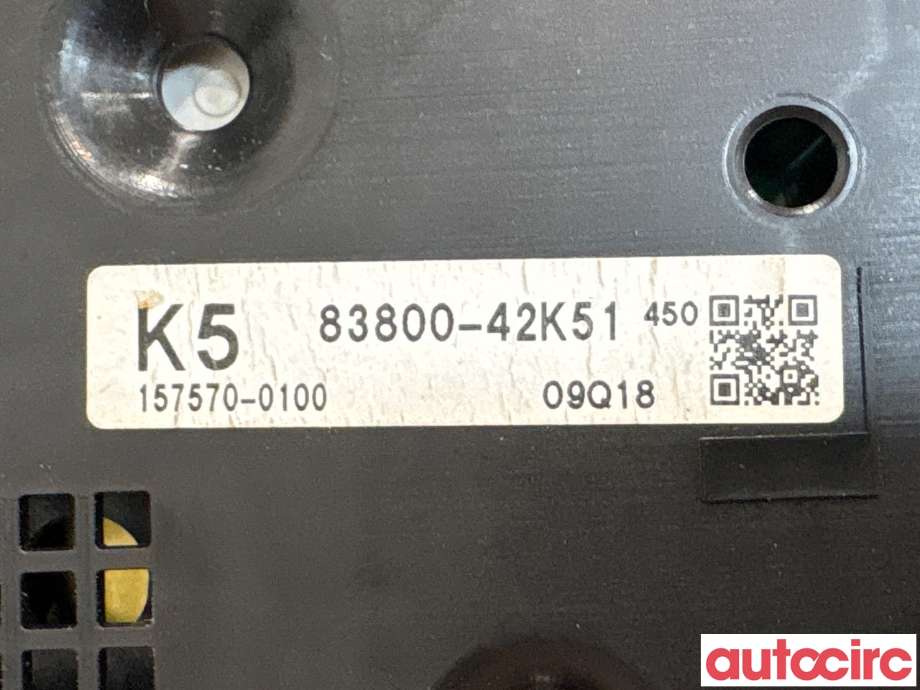 Instrumentpanel til Toyota RAV4 2013-2015 (Type IV, Fase 1)  (TOYOTA|8380042K51|157570-0100|83800-42K51)