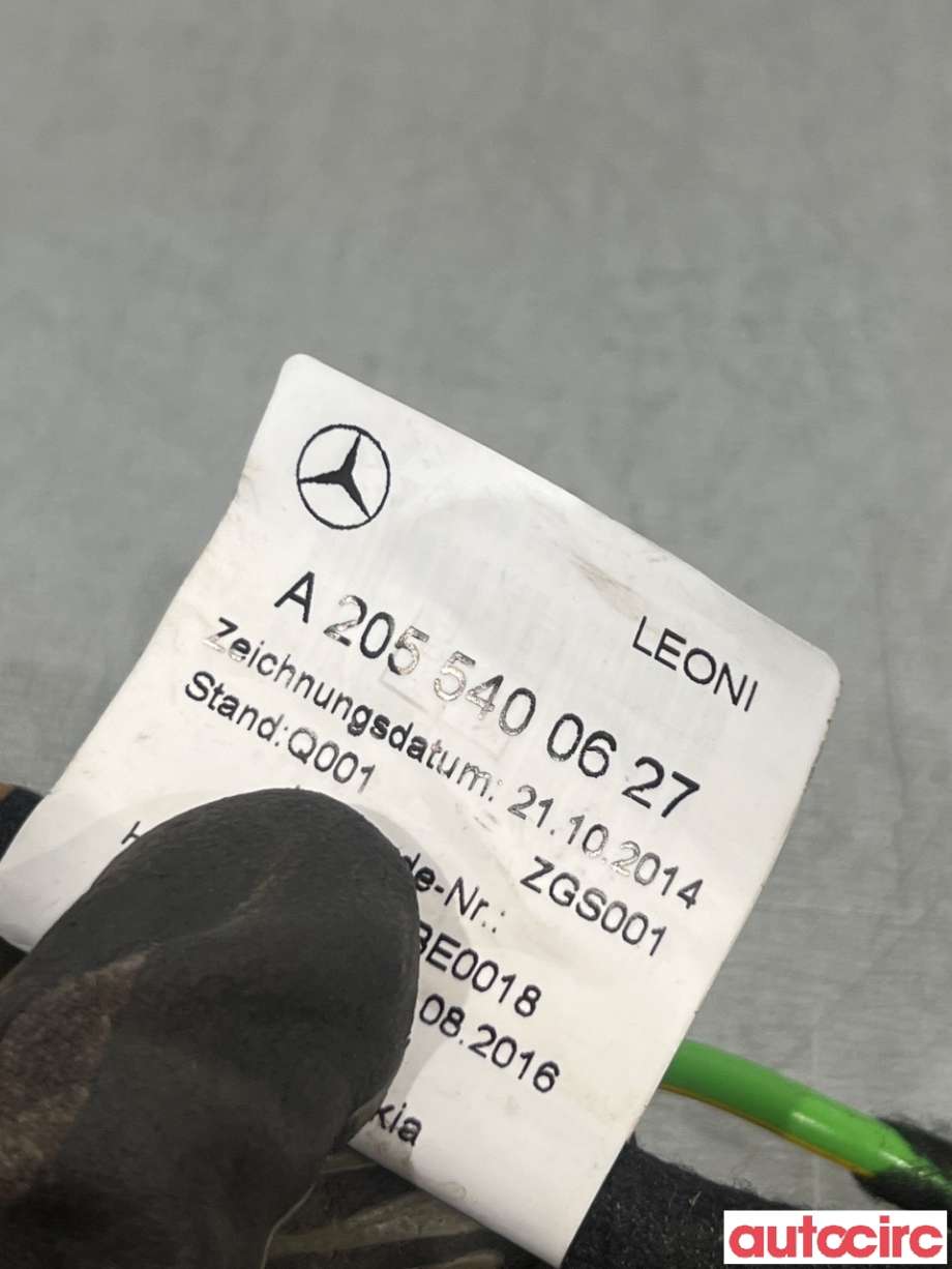 Kabel høy volt (HV) hybrid til Mercedes C-Klasse 2014-2018 (Fase 1) (W205) (W205) (MERCEDES|A2055400627|)