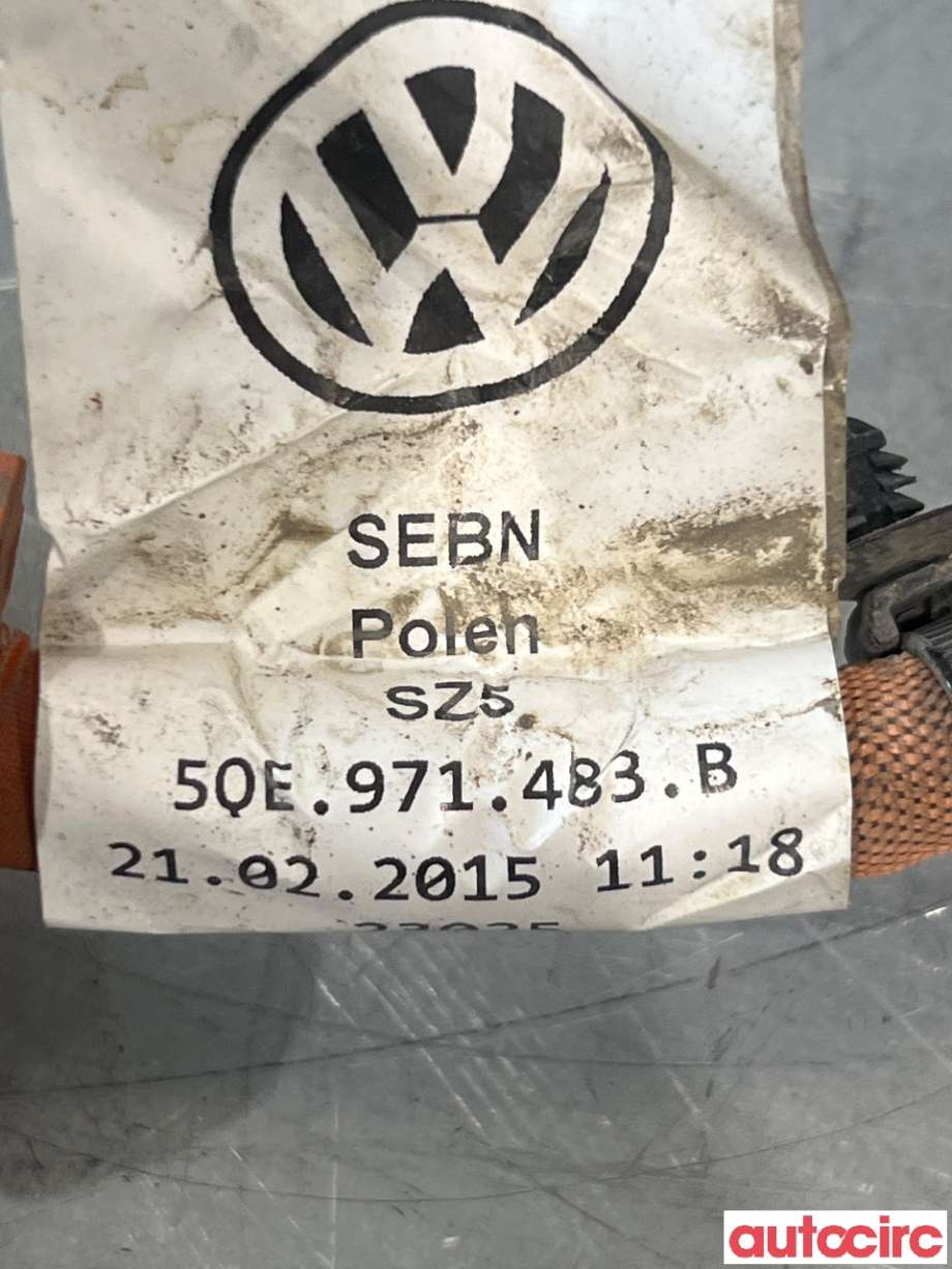 Kabel høy volt (HV) hybrid til VW e-Golf 2014-2017 (Fase 1) (VOLKSWAGEN|5QE971483C||5QE971483B)