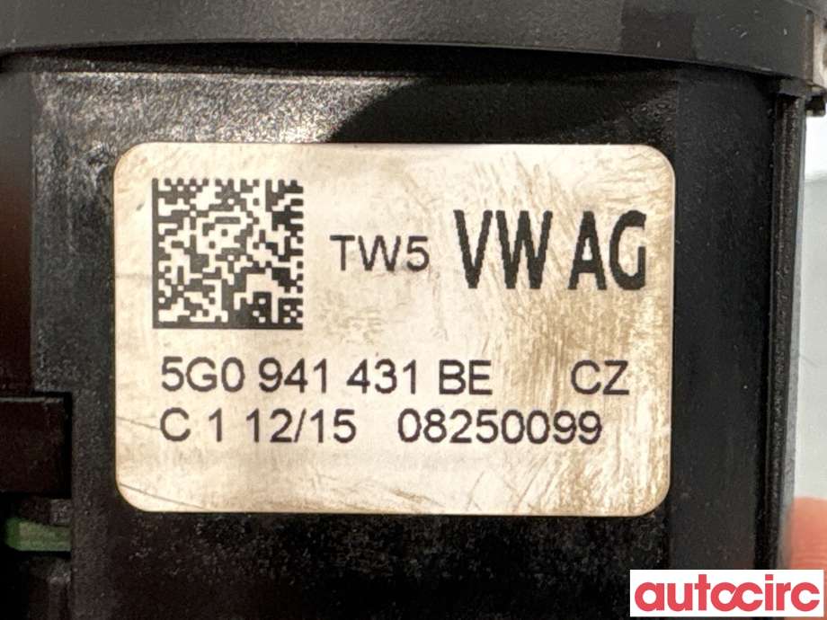 Bryter lys til VW e-Golf 2014-2017 (Fase 1) (VOLKSWAGEN|5G0941431BE|08250099)