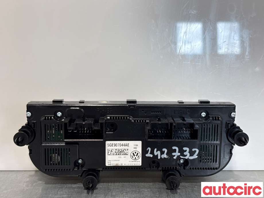 Varmeapparat betjening til VW e-Golf 2014-2017 (Fase 1)  (VOLKSWAGEN|5GE907044AE|5HB011981-30)