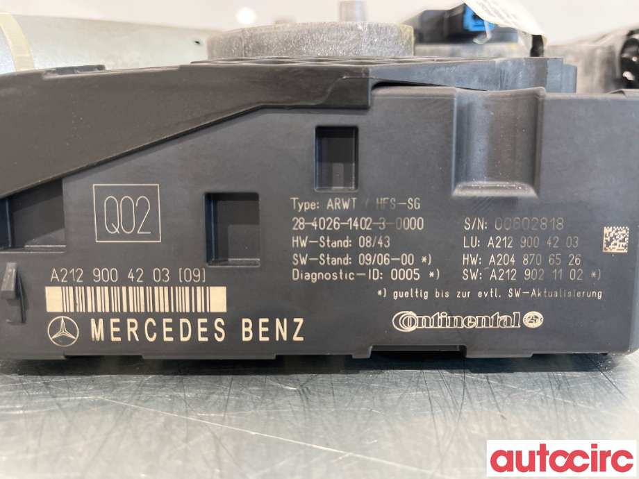 Baklukeåpner motor til Mercedes E-Klasse 2009-2013 (Fase 1) (W212) (W212) (MERCEDES|A2048203042|979125-102|A2048202942)