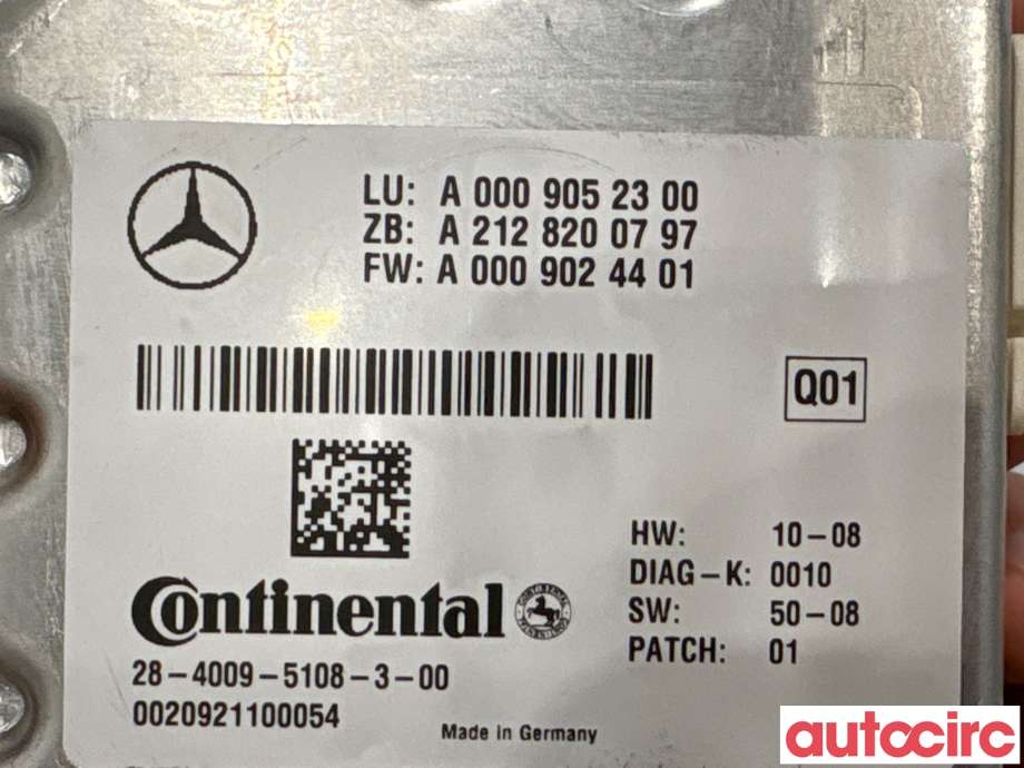 Kamera til Mercedes E-Klasse 2009-2013 (Fase 1) (W212) (W212) (MERCEDES|A0009057302|28-4009-5108-3-00|A0009052300)