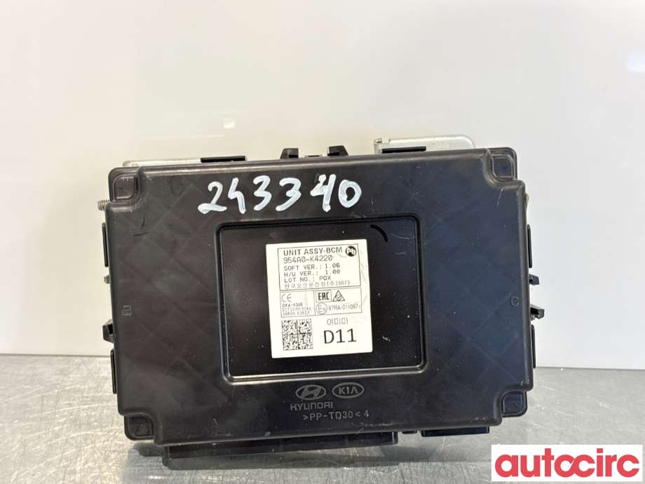 Styreenhet comfort (BCM) til Hyundai Kona 2017-2021 (Type I, Fase 1) (HYUNDAI|954A0K4220||954A0-K4220)