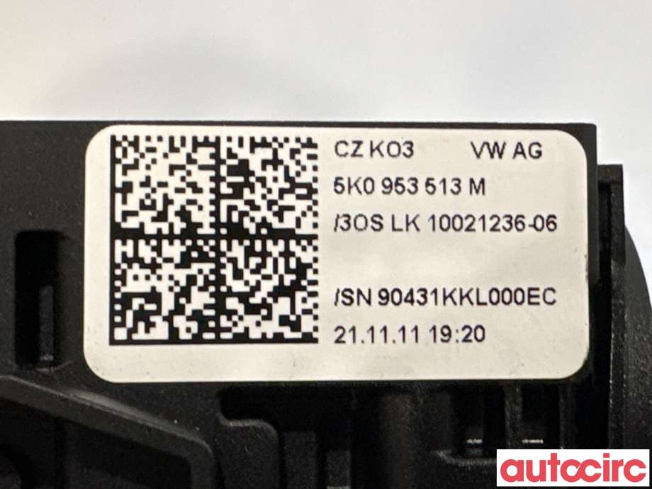 Bryter combi til VW Golf VI 2008-2012  (VOLKSWAGEN|5K0953513M|)