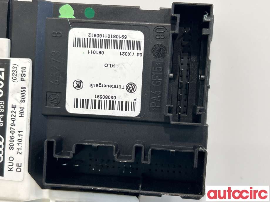Ruteheis høyre bak til Audi A3 2009-2012 (Type II, Fase 2)  (AUDI|8P4959802F|0130822263)