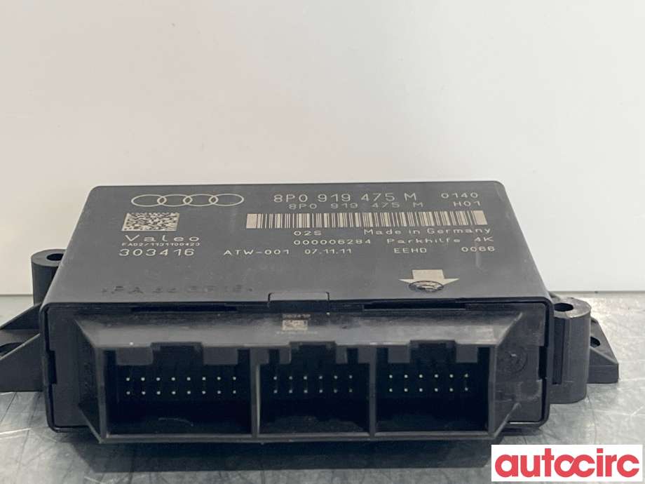 Styreenhet parkering til Audi A3 2009-2012 (Type II, Fase 2) (AUDI|8P0919475M)