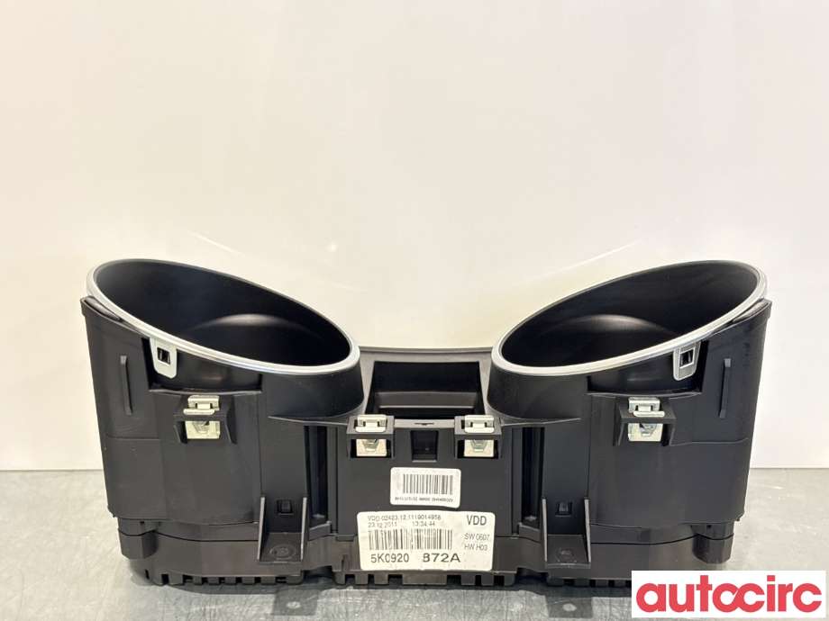Instrumentpanel til VW Golf VI 2008-2012 (VOLKSWAGEN|5K0920872A|A2C53345492|5K0920872AX)