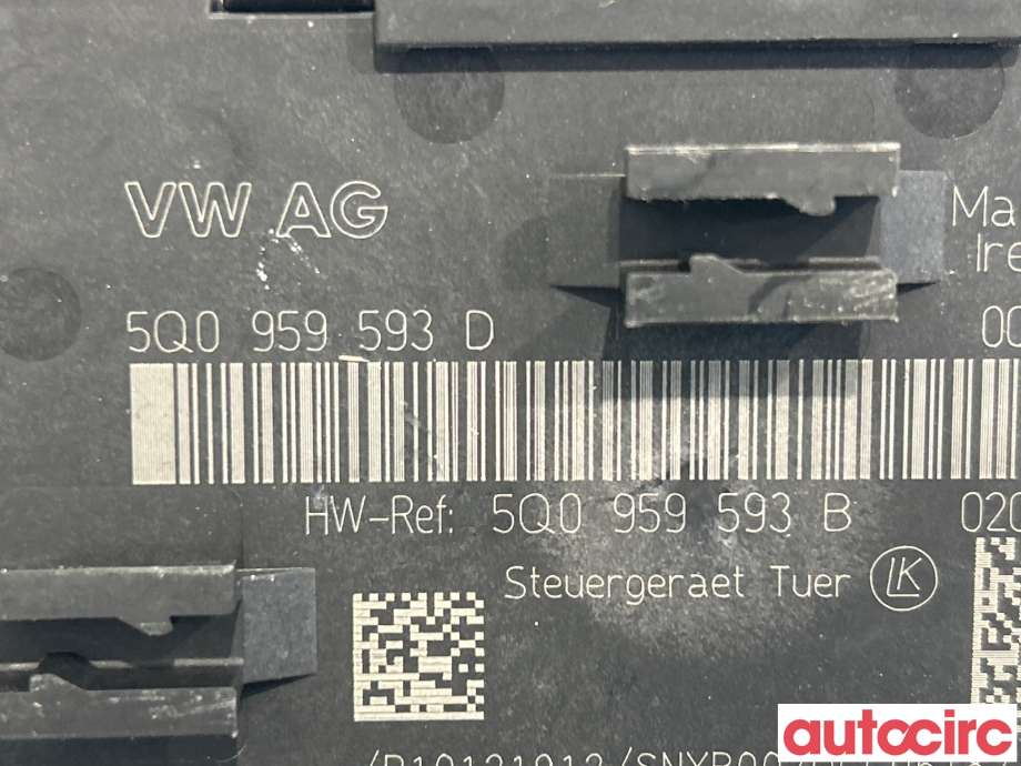 Styreenhet dør venstre foran til VW e-Golf 2014-2017 (Fase 1) (VOLKSWAGEN|5Q0959593D|)