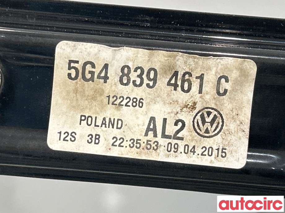 Ruteheis til VW e-Golf 2014-2017 (Fase 1)  (VOLKSWAGEN|5G4839461B||5G4839461C)