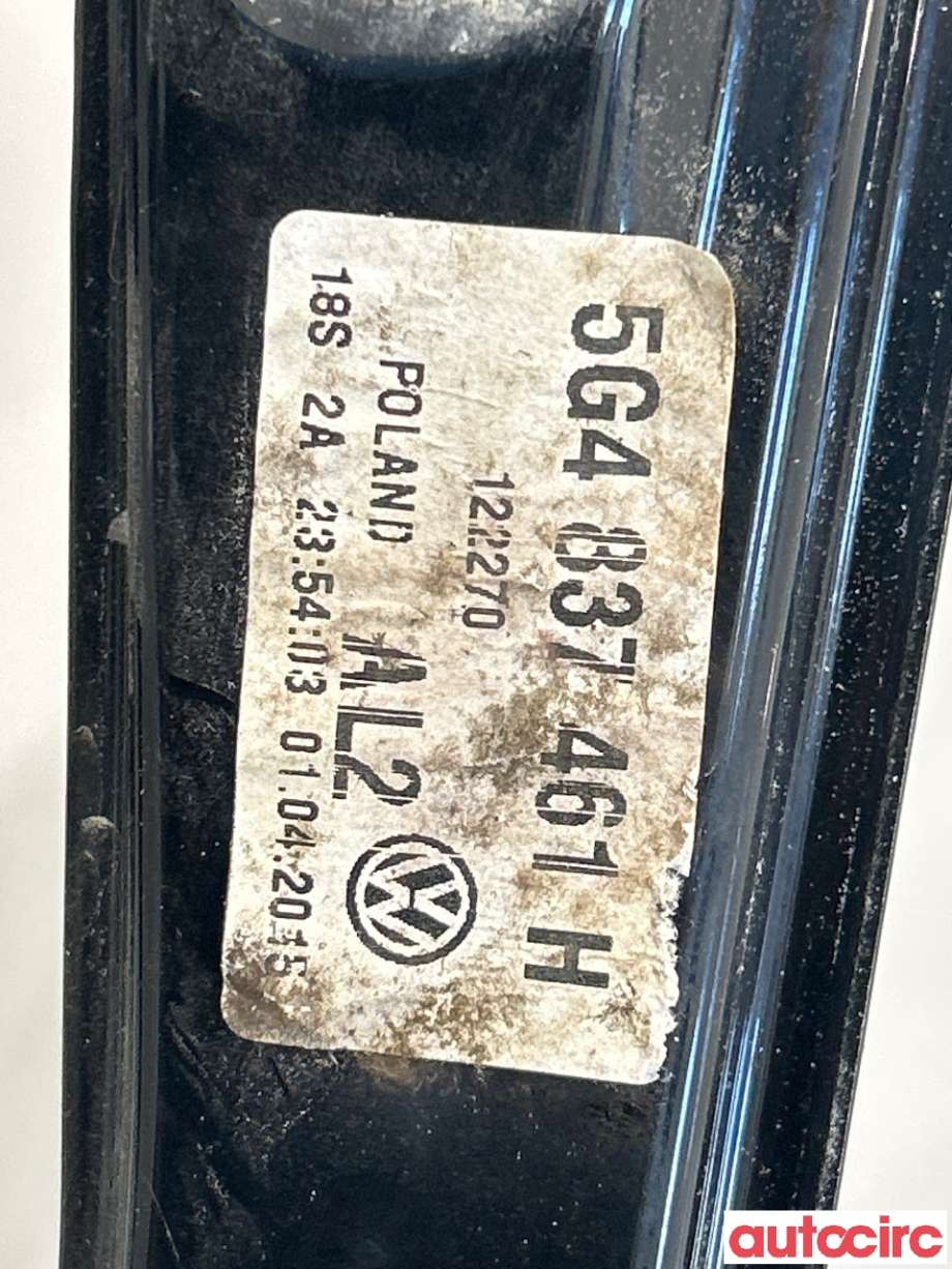 Ruteheis til VW e-Golf 2014-2017 (Fase 1)  (VOLKSWAGEN|5G4837461H|)