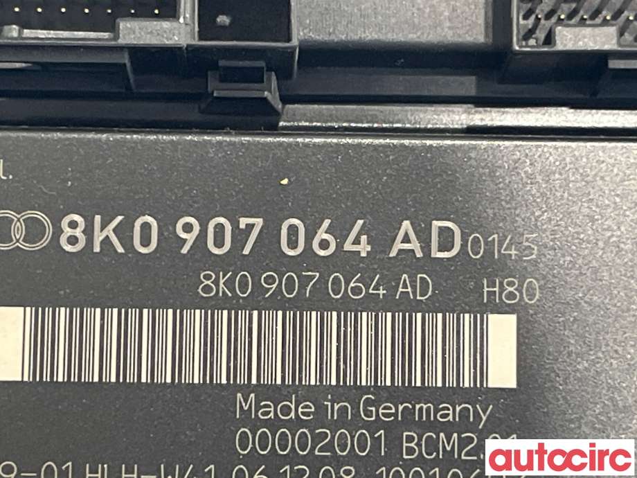 Styreenhet comfort (BCM) til Audi A4 2007-2014 (Type IV) (B8) (B8) (AUDI|8K0907064CQ|8K0907064AD)