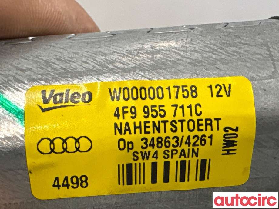 Viskermotor bakrute til Audi A4 2007-2014 (Type IV) (B8) (B8) (AUDI|4F9955711C|W000001758|4F99555711E)
