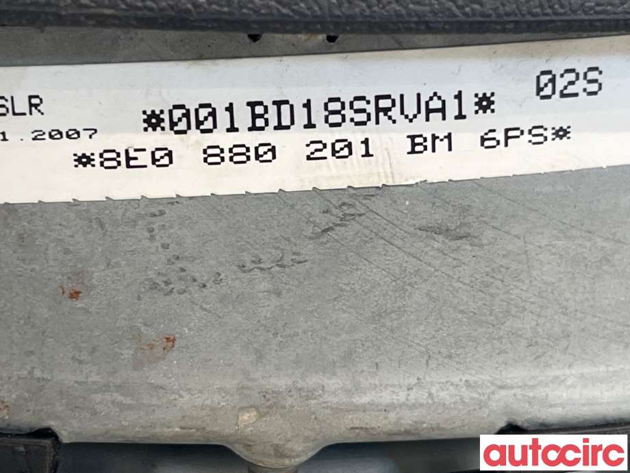 Airbag rattpute til Audi A4 2007-2014 (Type IV) (B8) (B8) (AUDI|8K0880201|8E0880201BM)