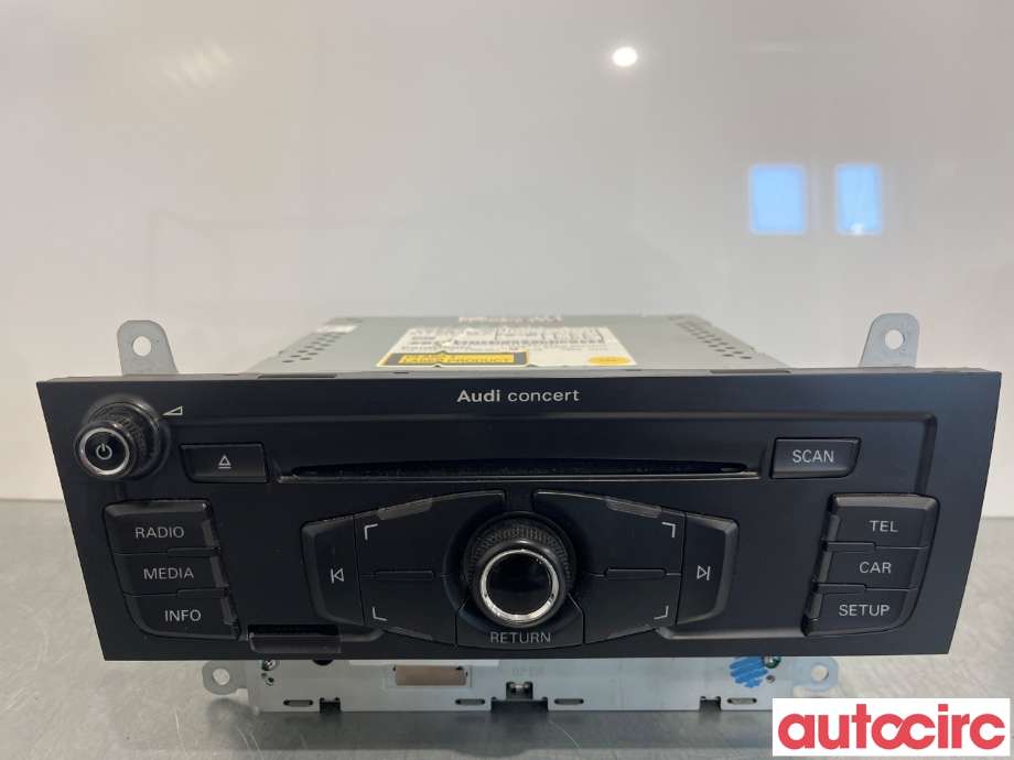 Bilstereo til Audi A4 2007-2014 (Type IV) (B8) (B8) (AUDI|8T1035186|8T1035186C)
