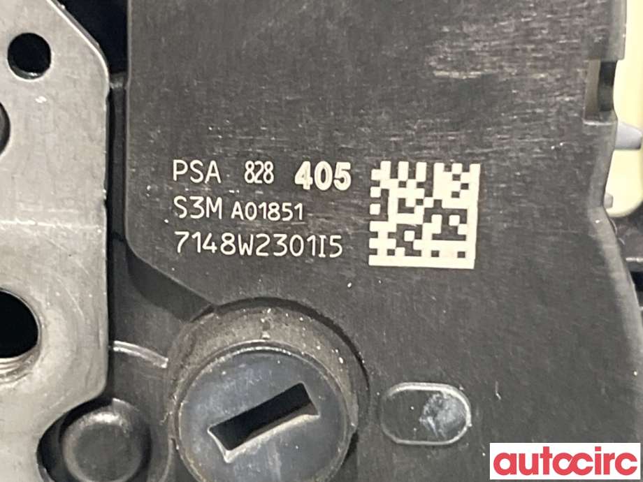 Låsekasse høyre foran til Citroën Berlingo 2015-2019 (Type II, Fase 2)  (CITROEN|9135EA|PSA828405|)