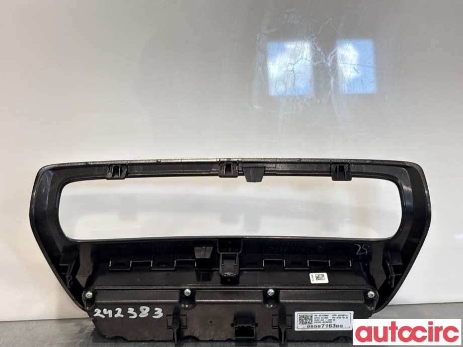 Varmeapparat betjening til Opel Mokka E 2020-->> (Type II) (OPEL|9858716380|)