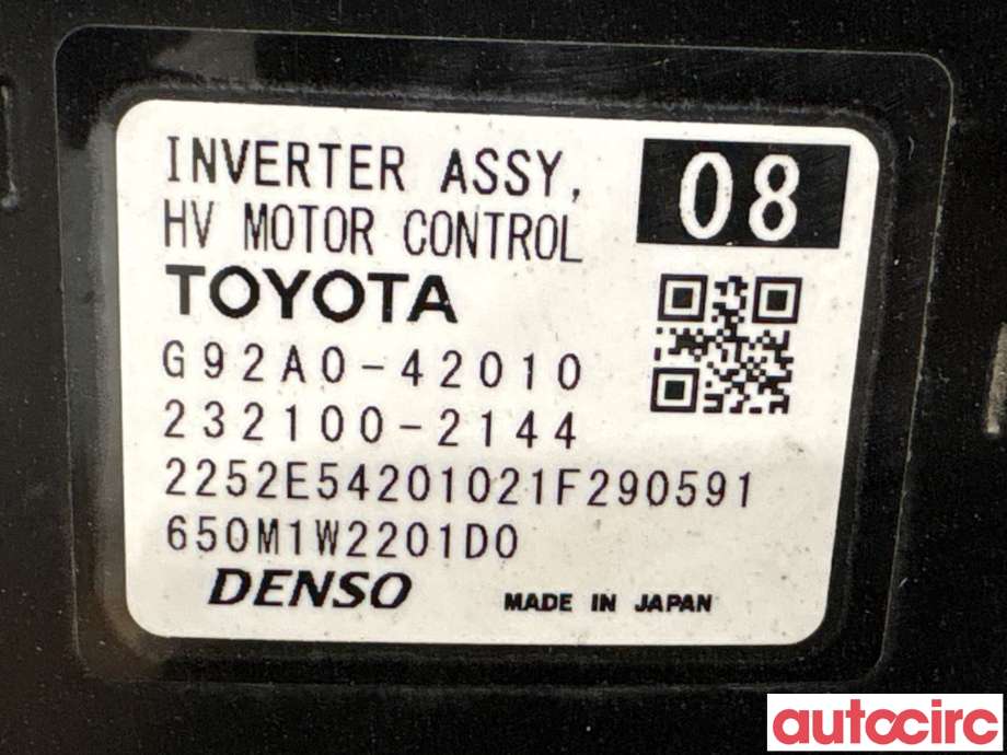 Inverter elbil til Suzuki Across 2020-->>  (SUZUKI|TG92A-04211|232100-2144|G92A0-42010)