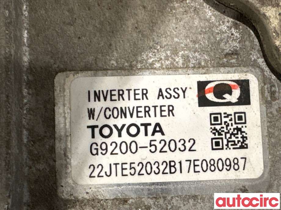 Inverter hybrid til Toyota Yaris 2014-2020 (Type III, Fase 2)  (TOYOTA|G920059047||G920059086)