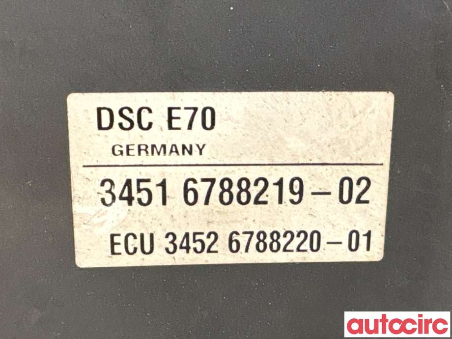 ABS sentral til BMW X5 2007-2013 (E70) (E70) (BMW|34516865025|0265250282|34516788219)