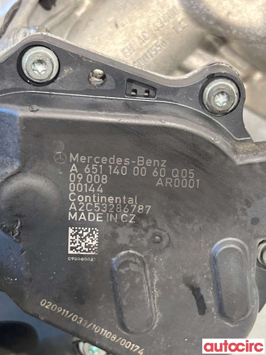 EGR-ventil til Mercedes E-Klasse 2009-2013 (Fase 1) (W212) (W212) (MERCEDES|A6511400860||A6511400060)