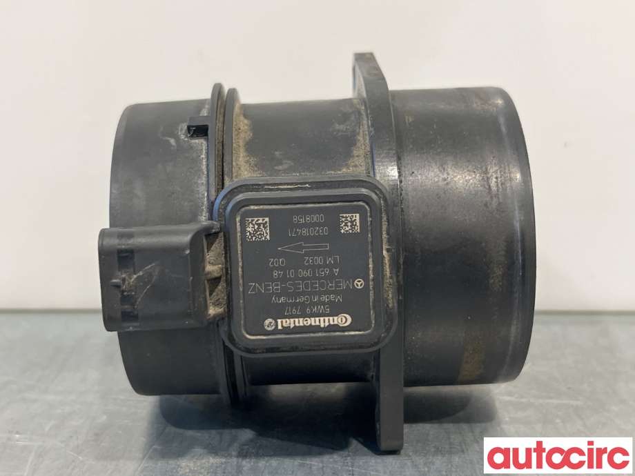 Luftmengde/luftmassemåler til Mercedes E-Klasse 2009-2013 (Fase 1) (W212) (W212) (MERCEDES|A6510900148|5WK97917)
