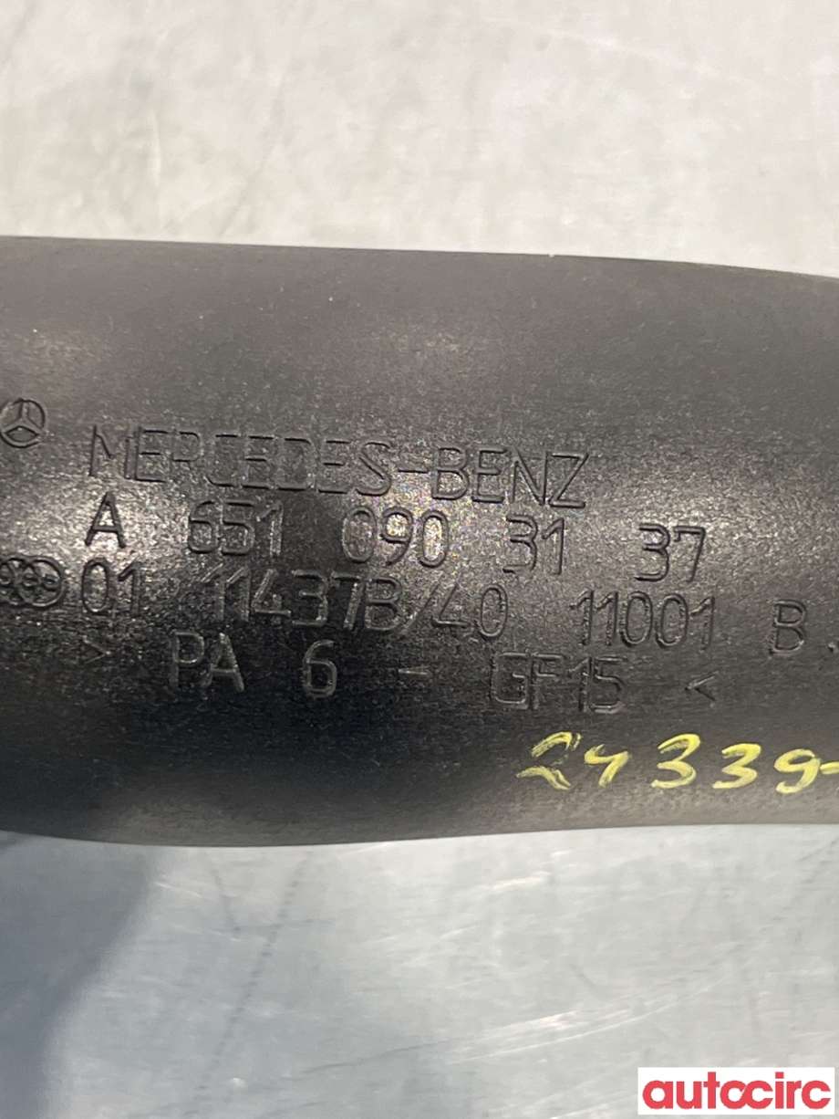 Turbo rør til Mercedes E-Klasse 2009-2013 (Fase 1) (W212) (W212) (MERCEDES|A6510903137|)