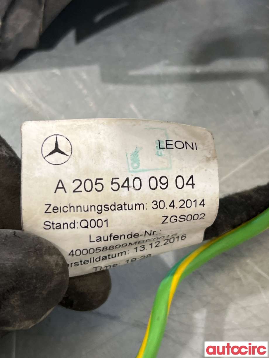 Kabel høy volt (HV) hybrid til Mercedes C-Klasse 2014-2018 (Fase 1) (W205) (W205) (MERCEDES|A2055400904|)