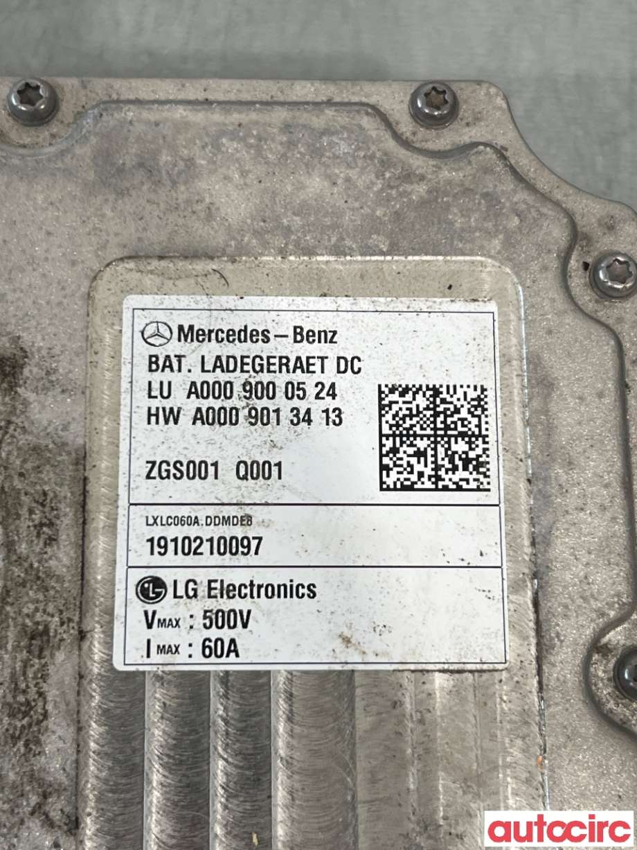 Batterilader (OBC - On Board Charger) til Mercedes A-Klasse 2018-->> (W177) (W177) (MERCEDES|A0009008926||A0009000524)