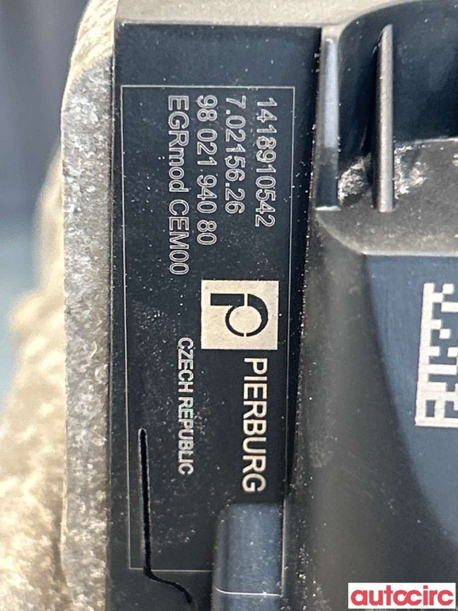 EGR-kjøler til Citroën C4, Cactus 2014-2017 (Fase 1)  (CITROEN|9802194080|1418910542)