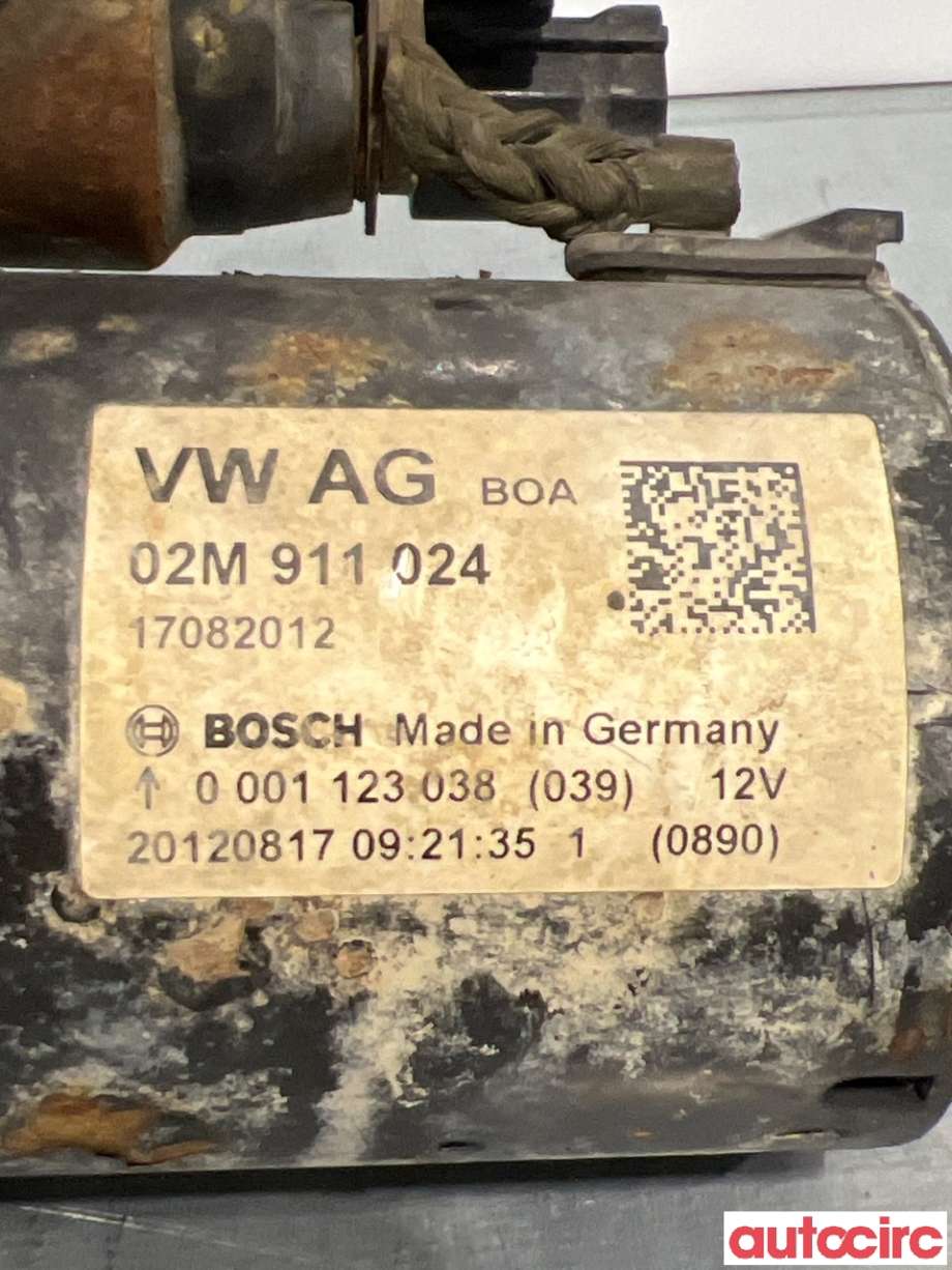 Starter diesel til VW Caddy 2010-2015 (Type III, Fase 2) (VOLKSWAGEN|02M911024X|0001123038|02M911024)