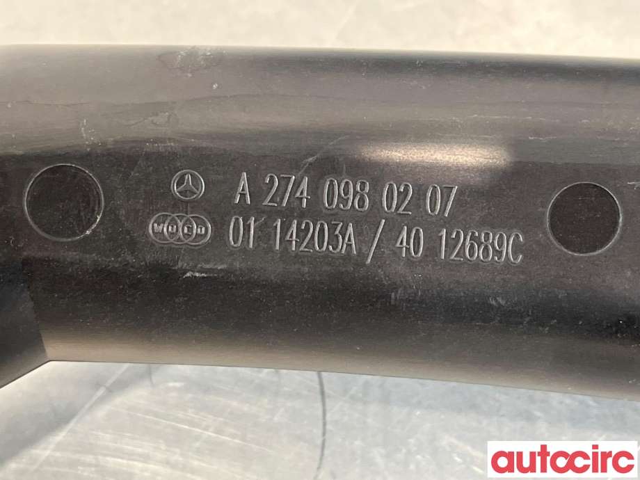 Turbo rør til Mercedes C-Klasse 2014-2018 (Fase 1) (W205) (W205) (MERCEDES|A2740980207)