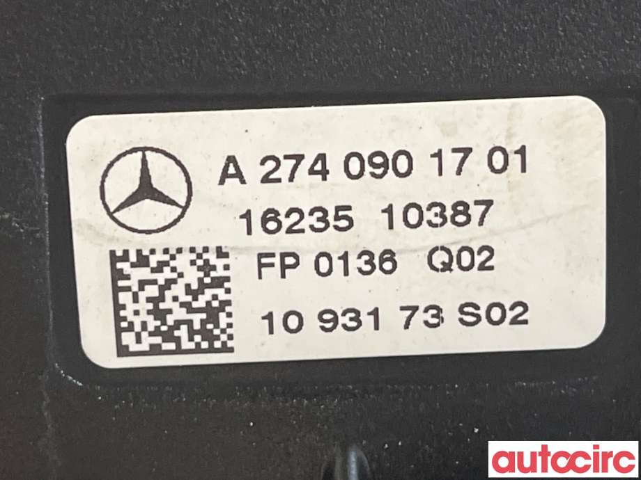 Luftfilterboks til Mercedes C-Klasse 2014-2018 (Fase 1) (W205) (W205) (MERCEDES|A2740901701)