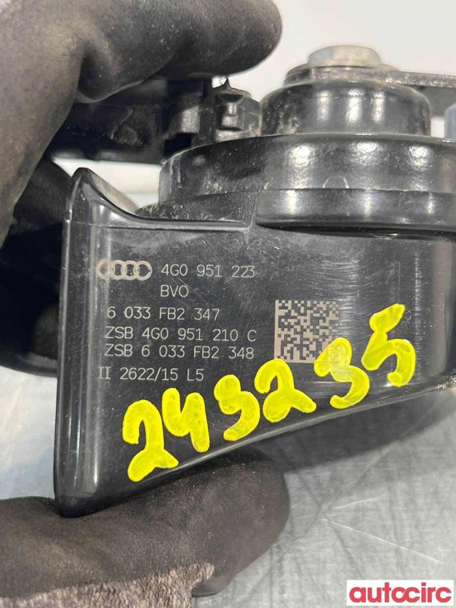 Horn/signalhorn til Audi A6, Allroad 2015-2019 (Type III, Fase 2) (C7) (C7) (AUDI|4G0951223|)