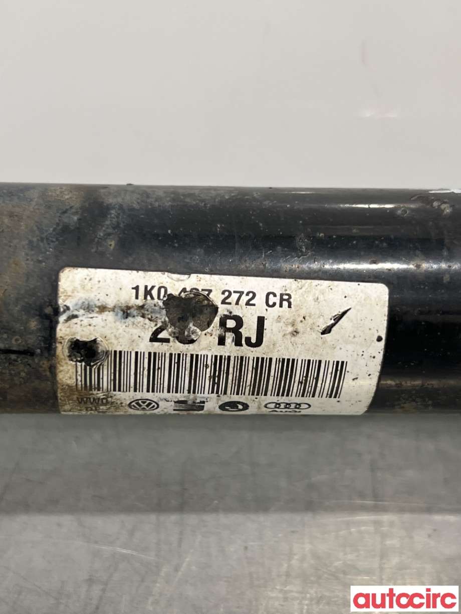 Drivaksel høyre foran til VW Caddy 2010-2015 (Type III, Fase 2) (VOLKSWAGEN|1K0407272CR|)