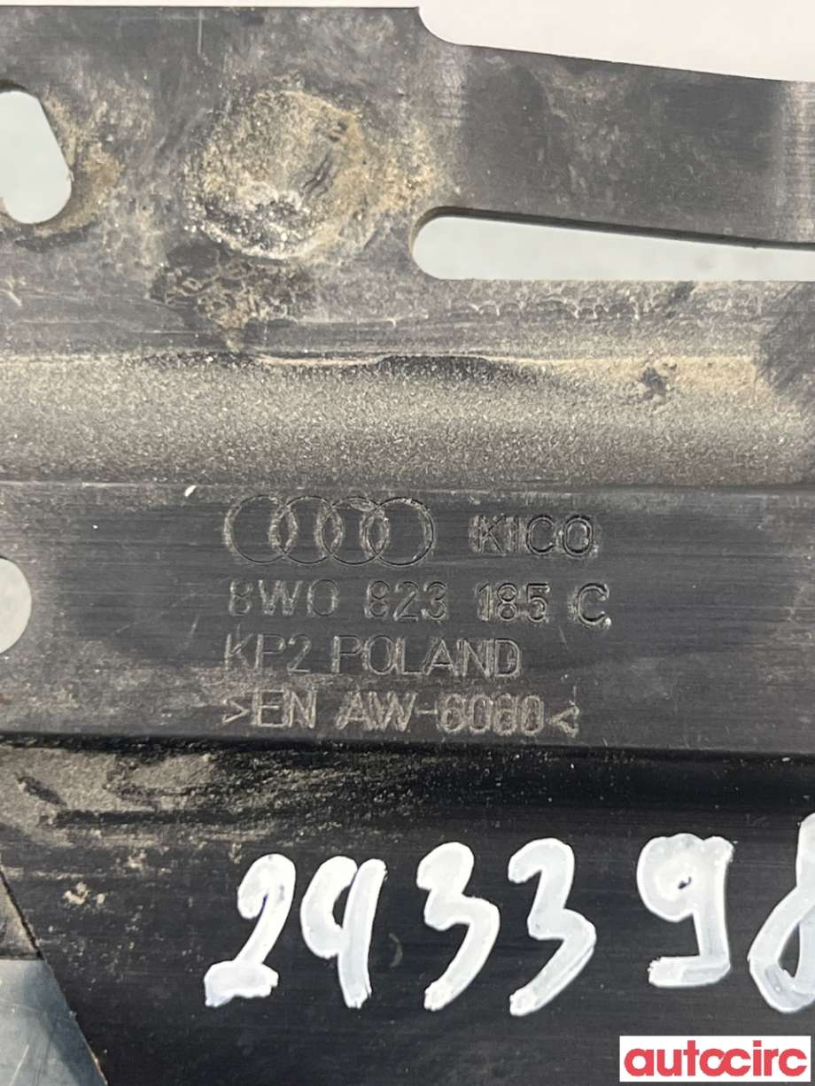 Panserlås til Audi A4 2015-2019 (Type V, Fase 1) (B9) (B9) (AUDI|8W0823185C|)