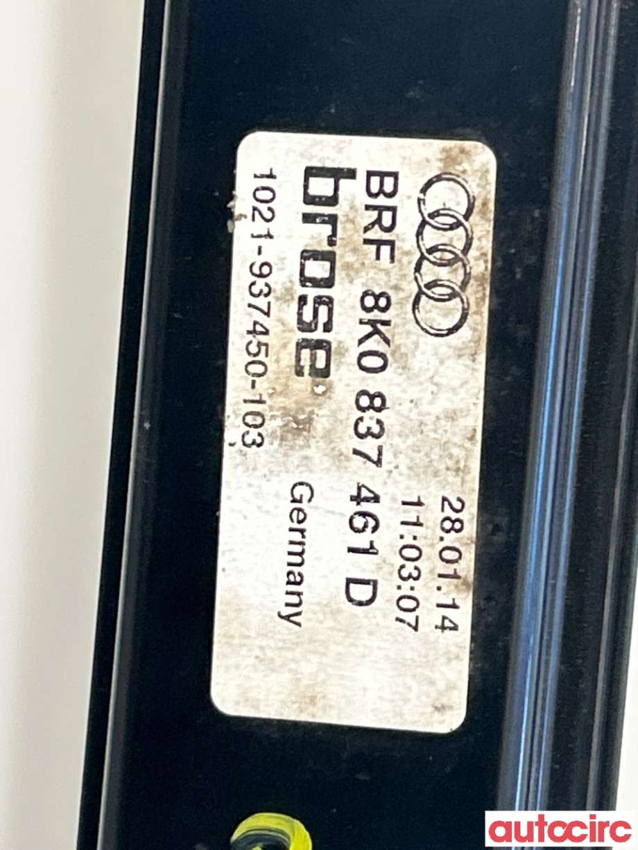 Ruteheis til Audi A4 2007-2014 (Type IV) (B8) (B8) (AUDI|8K0837461D|1021-937450-103)