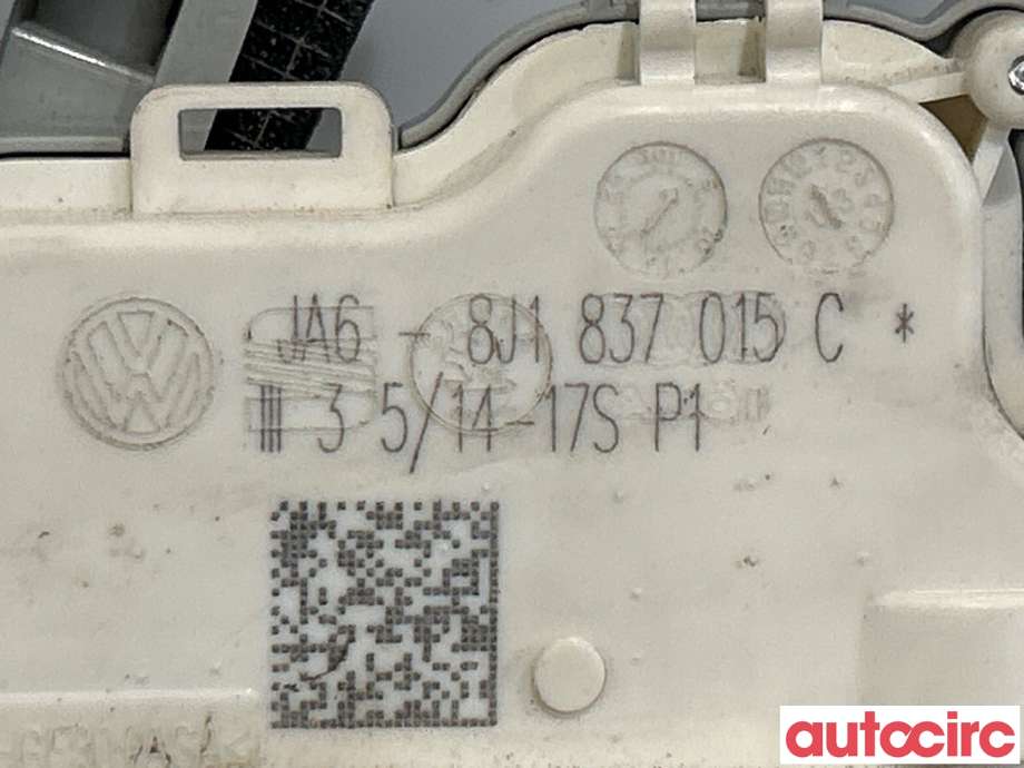 Låsekasse venstre foran til Audi A4 2007-2014 (Type IV) (B8) (B8) (AUDI|8J1837015C|)