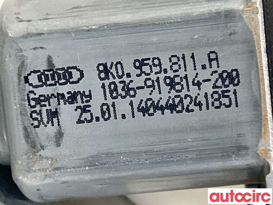 Ruteheis venstre bak til Audi A4 2007-2014 (Type IV) (B8) (B8) (AUDI|8K0959811A|1036-919814-200)