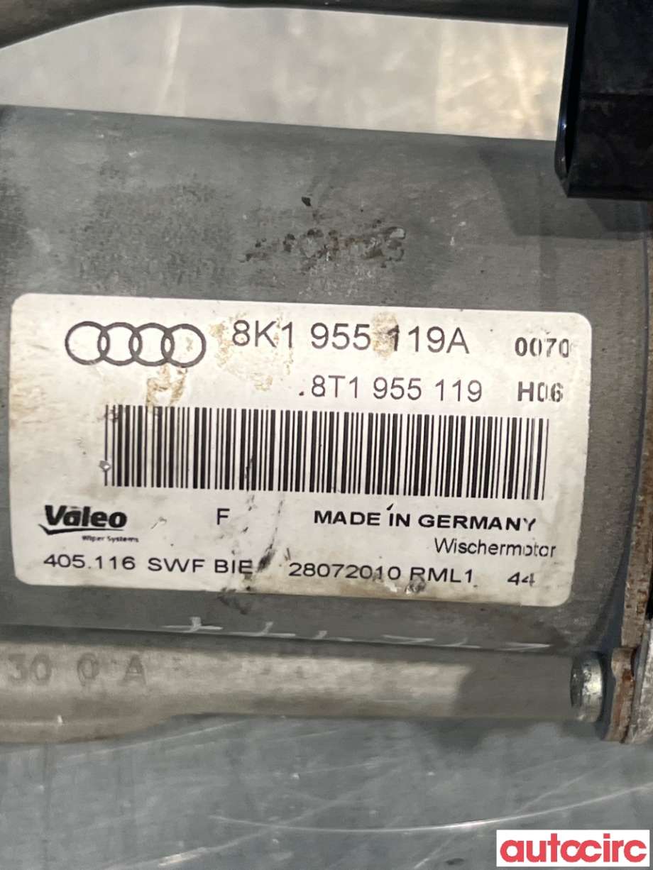 Viskermotor frontrute til Audi A4 2007-2014 (Type IV) (B8) (B8) (AUDI|8K1955023E|405116|8K1955119A)